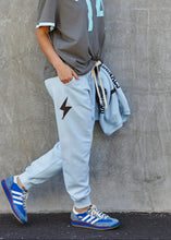 Load image into Gallery viewer, Powder Blue Vintage Western Track Pant - Hammill &amp; Co