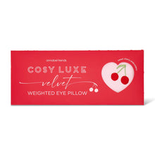 Load image into Gallery viewer, Cherry Eye Rest Pillow Velvet Cosy Luxe