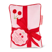 Load image into Gallery viewer, Cherry Heat Pillow Velvet Cosy Luxe