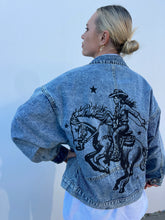 Load image into Gallery viewer, Victory Stallion Denim Jacket - Love Lola
