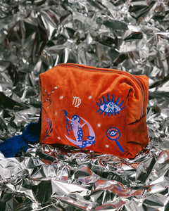Virgo Astrology Cosmetic Case