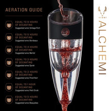 Load image into Gallery viewer, Viski Alchemi Adjustable Aerating Wine Pourer