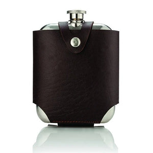 Viski Stainless Steel Flask and Traveling Case