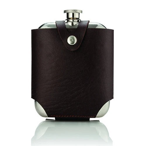 Viski Stainless Steel Flask and Traveling Case
