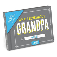 Load image into Gallery viewer, &#39;Grandpa: What I Love About&#39; Book