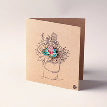 Load image into Gallery viewer, Waratah Magnet Native Australia Gift Card