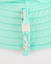 Load image into Gallery viewer, Waratah Mint Paradise Swim Sunhat - Toshi