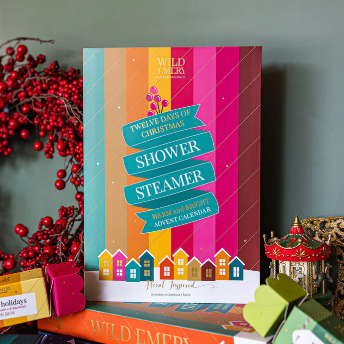 Warm & Bright 12 Days of Christmas Shower Steamer Advent Calendar