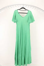 Load image into Gallery viewer, Green Cotton Dress O/S