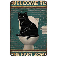 Load image into Gallery viewer, &#39;Welcome to the Fart Zone&#39; Metal Sign