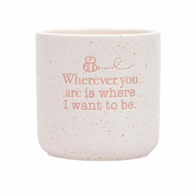 'Wherever You Are...' Positive Pot Planter