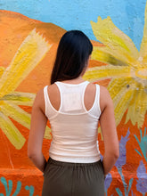 Load image into Gallery viewer, White Double Layer Singlet - By Frankie