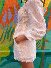 Load image into Gallery viewer, White Lace Applique Blouse - Zari the Label