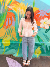 Load image into Gallery viewer, White Lace Applique Blouse - Zari the Label