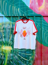 Load image into Gallery viewer, White 'Lucky' Rodeo T-Shirt - By Frankie