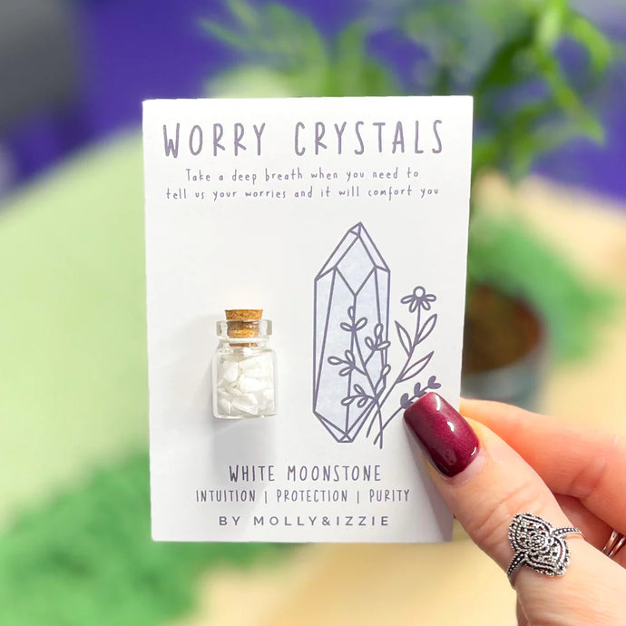 White Moonstone Worry Crystals