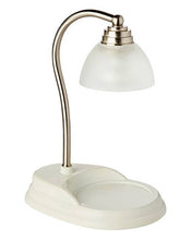 Load image into Gallery viewer, White Nickel Aurora Candle Warmer Lamp