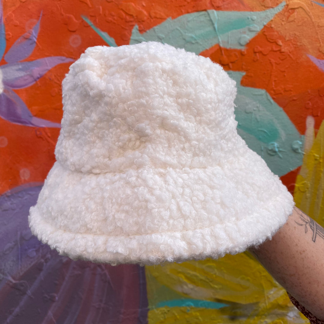 Ivory - Sherpa Bucket Hat