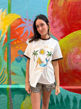 Load image into Gallery viewer, White/Chocolate 'Good Days' T-Shirt - By Frankie