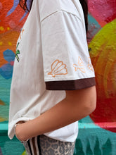 Load image into Gallery viewer, White/Chocolate 'Good Days' T-Shirt - By Frankie