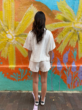Load image into Gallery viewer, White Denim Shirt &amp; Short Set - By Frankie