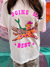 Load image into Gallery viewer, White 'Doing My Best' T-Shirt - By Frankie