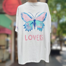 Load image into Gallery viewer, White 'Lovers' Butterfly T-Shirt - By Frankie