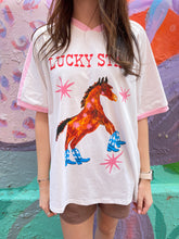 Load image into Gallery viewer, White &#39;Lucky Star&#39; T-Shirt - By Frankie