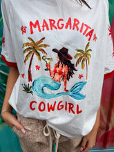 Load image into Gallery viewer, White 'Margarita Cowgirl' T-Shirt - By Frankie
