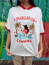 Load image into Gallery viewer, White 'Margarita Cowgirl' T-Shirt - By Frankie