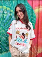 Load image into Gallery viewer, White 'Margarita Cowgirl' T-Shirt - By Frankie