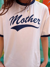 Load image into Gallery viewer, White/Navy 'Mother' T-Shirt - By Frankie