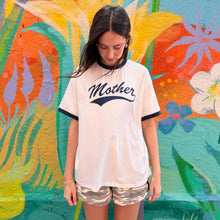 Load image into Gallery viewer, White/Navy 'Mother' T-Shirt - By Frankie