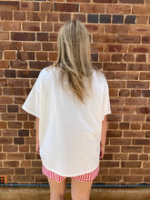 Load image into Gallery viewer, White &#39;Yeehaw Santa&#39; T-Shirt &amp; Short Set - By Frankie