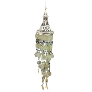 White Windchime with Shells