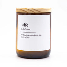 Load image into Gallery viewer, Wife – Commonfolk Collective Dictionary Candle