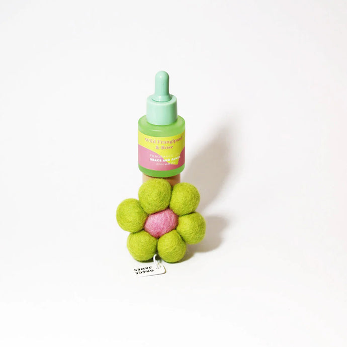 Wild Frangipani & Rose Felt Air Freshener