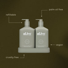 Load image into Gallery viewer, Willow Gum &amp; Lemon Myrtle Wash &amp; Lotion Duo - al.ive body