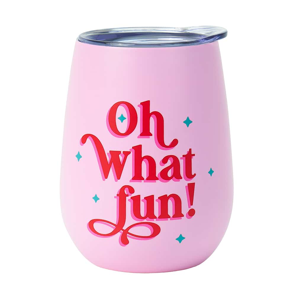 Oh What Fun Wine Tumbler