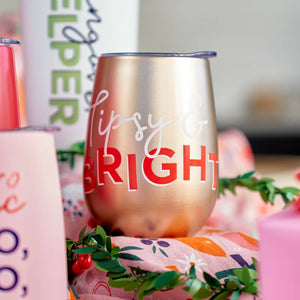 Tipsy & Bright Wine Tumbler