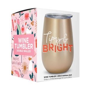 Tipsy & Bright Wine Tumbler