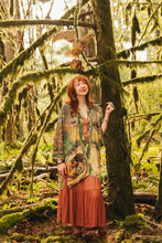 Load image into Gallery viewer, 'Woodland Wisdom' Matinée Duster Kimono Robe - Market of Stars