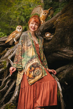 Load image into Gallery viewer, 'Woodland Wisdom' Matinée Duster Kimono Robe - Market of Stars
