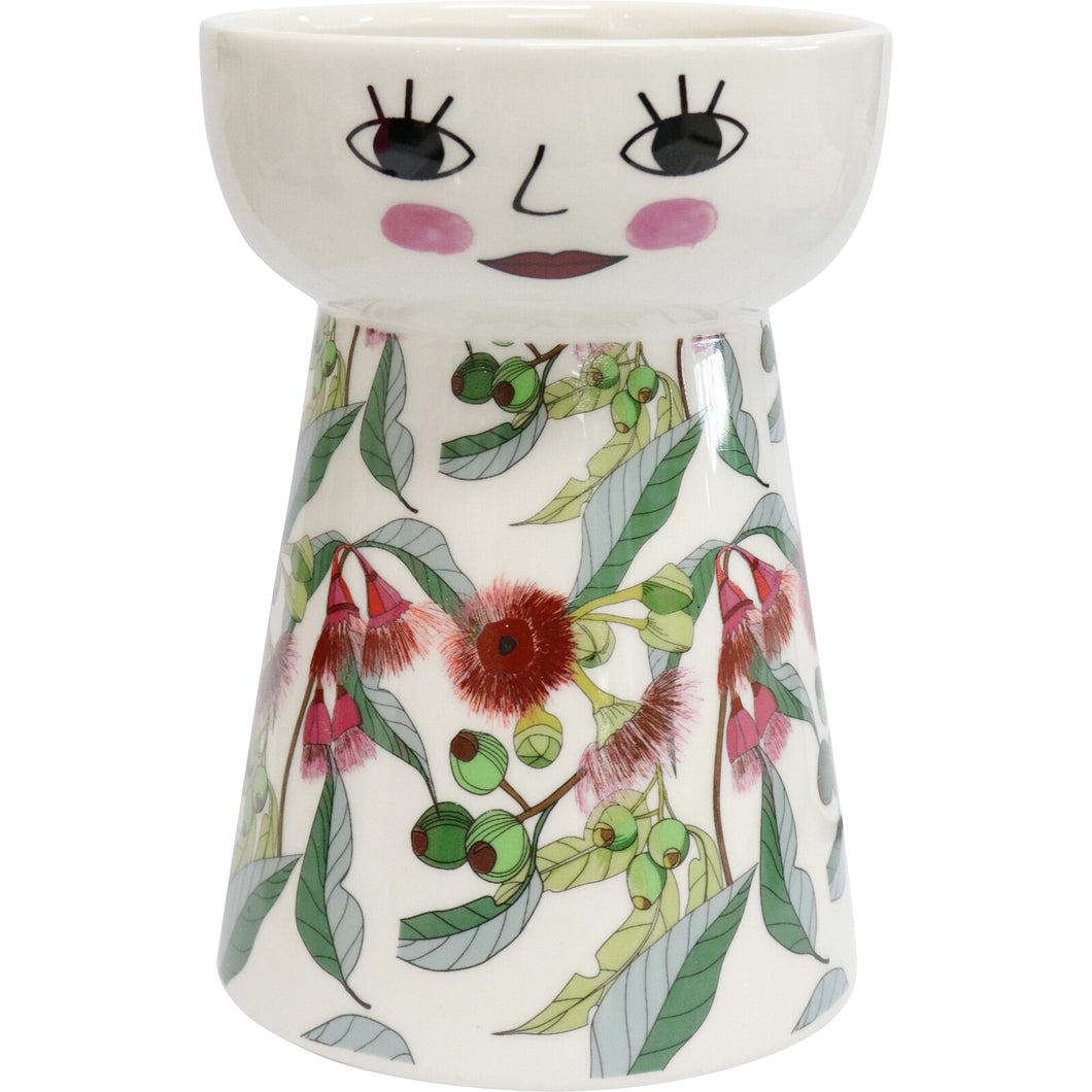 XL Gum Nut Flowers Doll Vase