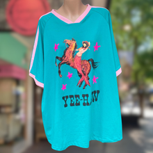 Load image into Gallery viewer, &#39;Yee-Haw&#39; Mermaid Rodeo T-Shirt - By Frankie