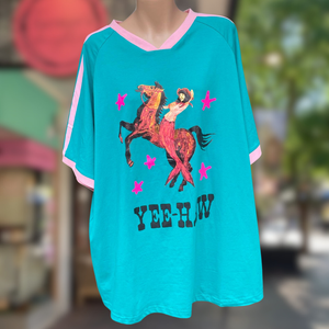 'Yee-Haw' Mermaid Rodeo T-Shirt - By Frankie