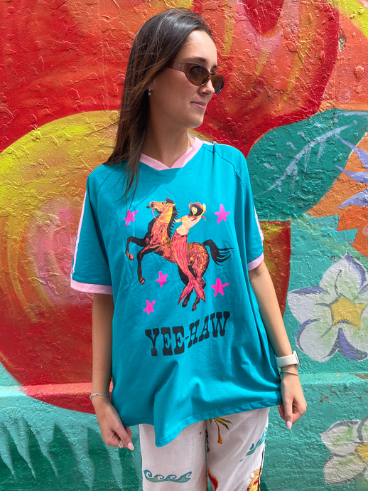 'Yee-Haw' Mermaid Rodeo T-Shirt - By Frankie