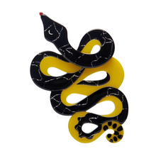 Load image into Gallery viewer, Yellow-Bellied Sea Snake Brooch - Erstwilder Great Barrier Reef