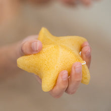 Load image into Gallery viewer, Yellow Sea Star Konjac Sponge