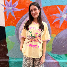 Load image into Gallery viewer, Yellow 'Doing My Best' T-Shirt - By Frankie